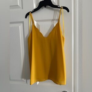 Socialite Scalloped Camisole